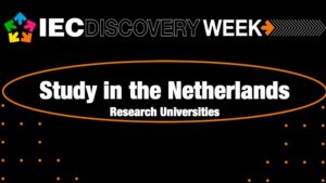IEC Discovery Week: Study in the Netherlands at a Research University